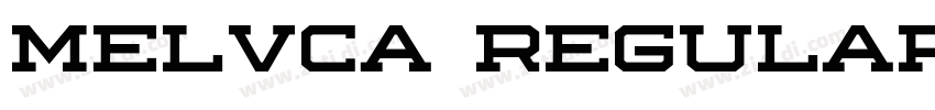 Melvca Regular字体转换